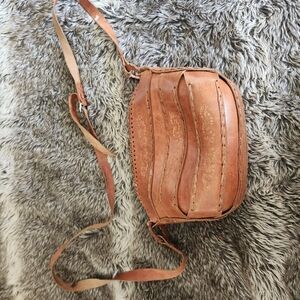 Vintage Leather Crossbody Bag